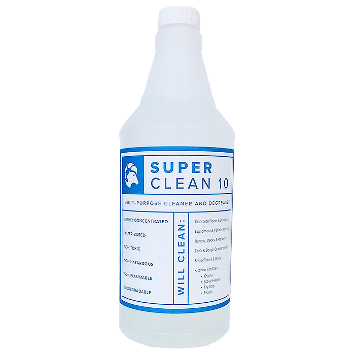 Super Clean 10 Multipurpose Cleaner and Degreaser – RamSorb